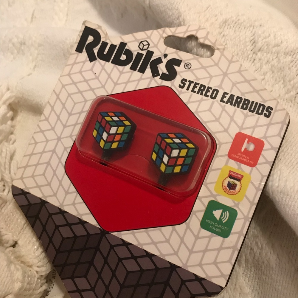 Rubik's Stereo Earbuds